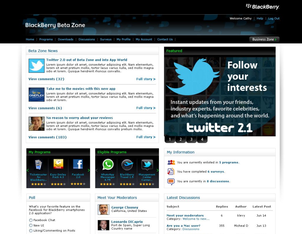 Old Website Screenshot